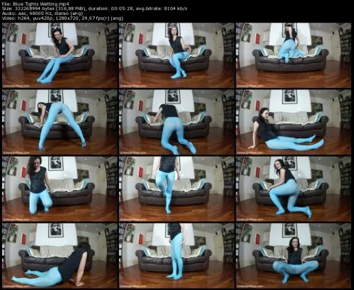 Blue Tights Wetting