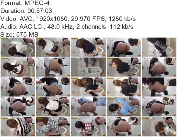 DLEE-020 Shocking Farting Toilet Double Full shot