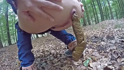 Emptied in a wood