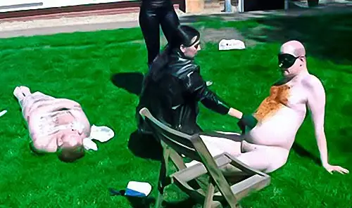 Scat FemDom Outdoor