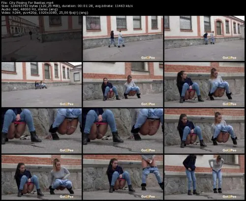 City Pissing For Besties Got2Pee 2018