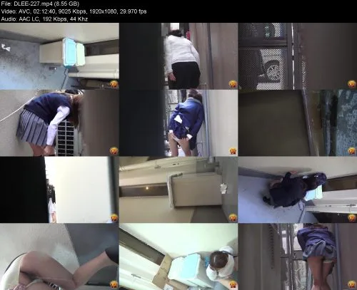 DLEE-227 Girls standing exposed pissing while somebody watching