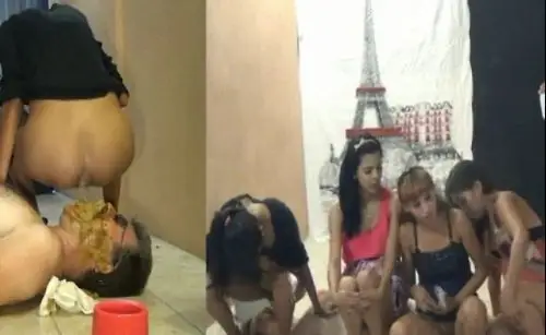 Human Toilet all the Way Scat Princess Girls