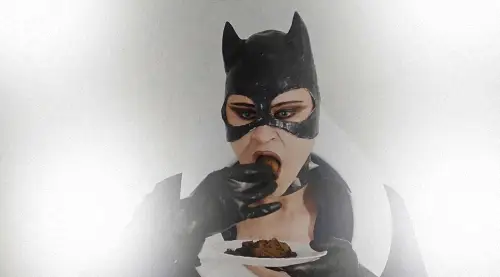 Catwoman smears and swallows Fetish-zone 2019