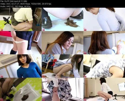 DLFF-244 Pooping Girls For Silence Filth