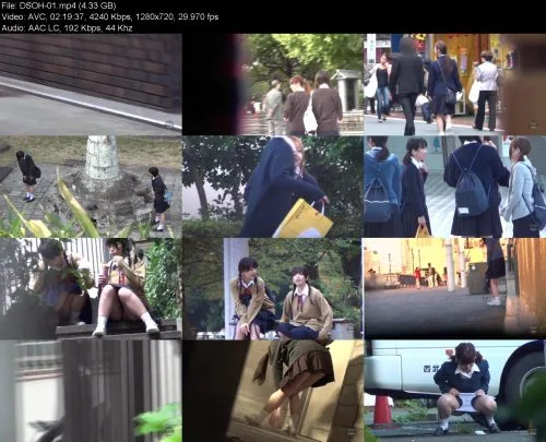 DSOH-01 Golden Shower Japan Public Girls
