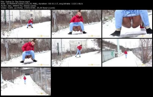 Got2Pee Dafne In The Snow