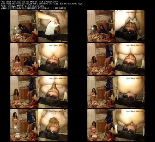 Toilet Man Abuse in the Kitchen – Part 5 Adison