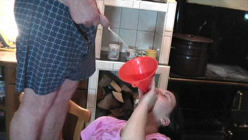 A live urinal from a girl Amateur Couple