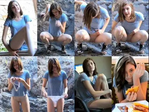 American teen Blaire Piss