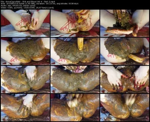 AnnaCoprofield – Shit and Blood Vol 4 – Part 2
