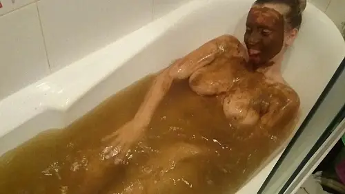 Brown wife – Bathing in shit water Part 2