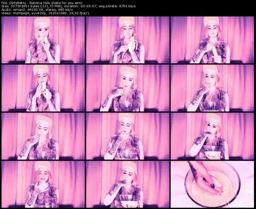 DirtyBetty – Banana milk shake for you