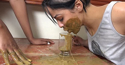 LezdomAction Extreme Scat And Pee Swallow