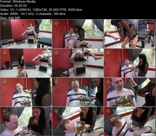 Have a sip of manure soup German Scat FemDom Miss Jane