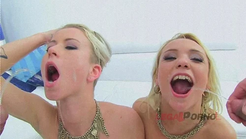 Licky Lex and Gina Sweet DAP ed and pee d on pussy