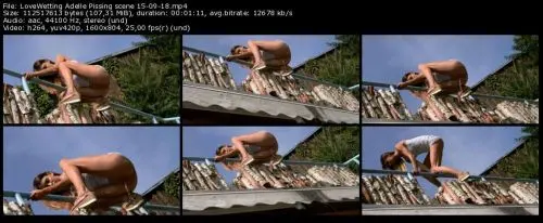 LoveWetting Adelle Pissing scene 15-09-18