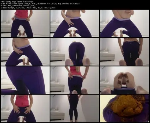 Nasty Yoga Pants Messy