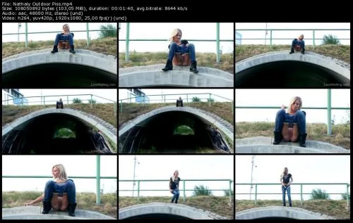 Nathaly Outdoor Piss