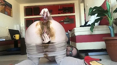 Pants pooping and orgasm