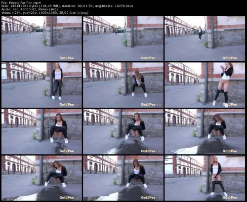 Peeing For Fun