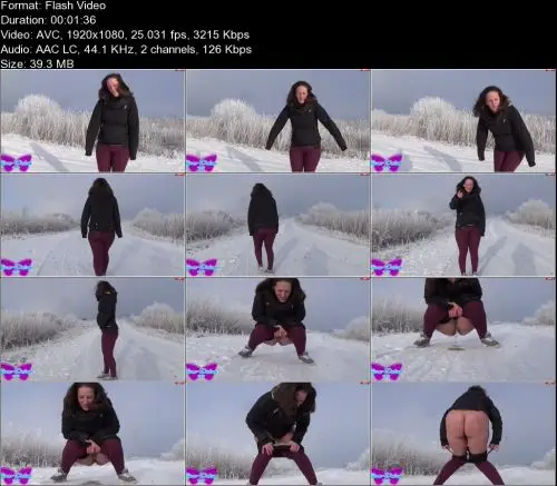 Pissing in the snow with Siva-Deluxe