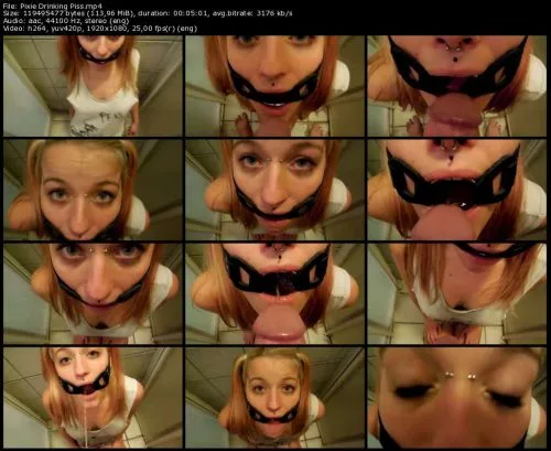 Pixie Drinking Piss Toilet Extreme