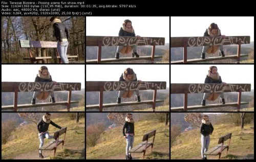 Teressa Bizzare – Pissing scene fun show