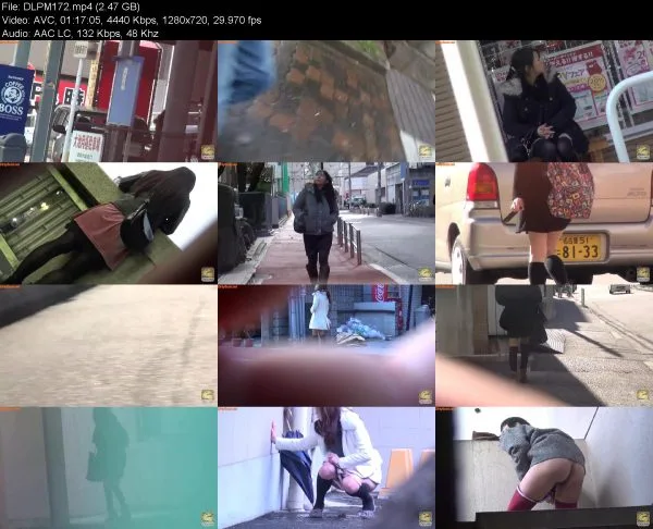 DLPM172 Excretion girls – Caught our cameras by girls