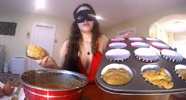 Slave Deserves A Treat Baking Poop Muffins