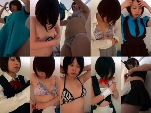 《個撮盗撮》コスプレカフェのパンチラ面接…