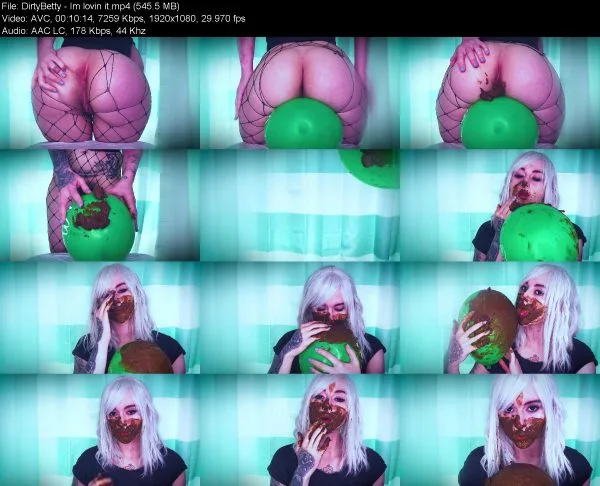 DirtyBetty – Im lovin it women scat videos, 2019