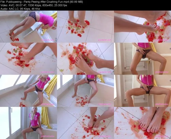 Publicpeeing – Panty Peeing After Crushing Fun
