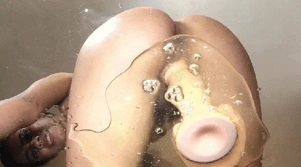 SteamyMaya – Pissing Teen Glass Table Mounted Dildo