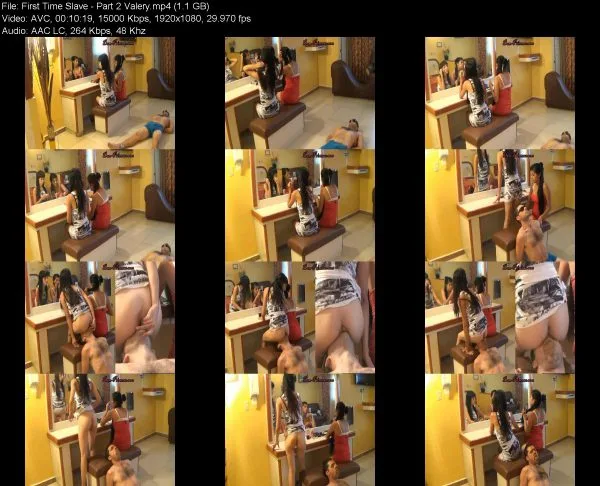 First Time Slave – Part 2 Valery toilet slave, FullHD 2019
