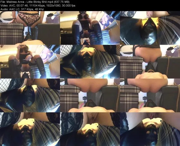Mistress Anna – Little Stinky Shit toilet slave, FullHD 2019