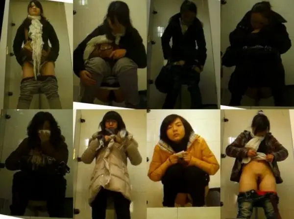 Toilet in the shopping center 14 Chinese Toilet Voyeur