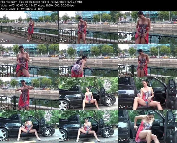 wet-kelly – Pee on the street next to the river