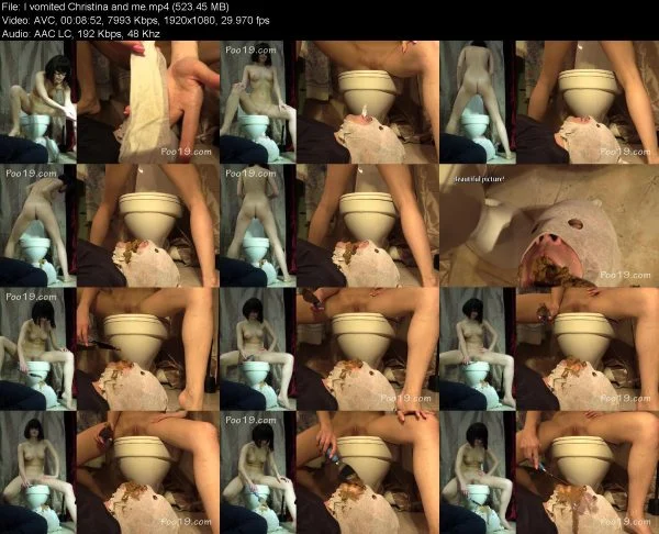 I vomited Christina and me toilet slave, FullHD 2019