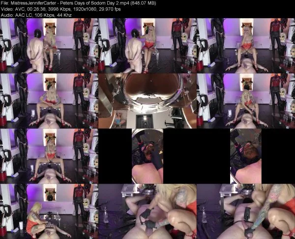 MistressJenniferCarter – Peters Days of Sodom Day 2 toilet slave, FullHD…