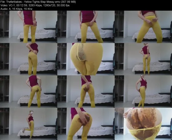 Thefartbabes – Yellow Tights Slap Messy