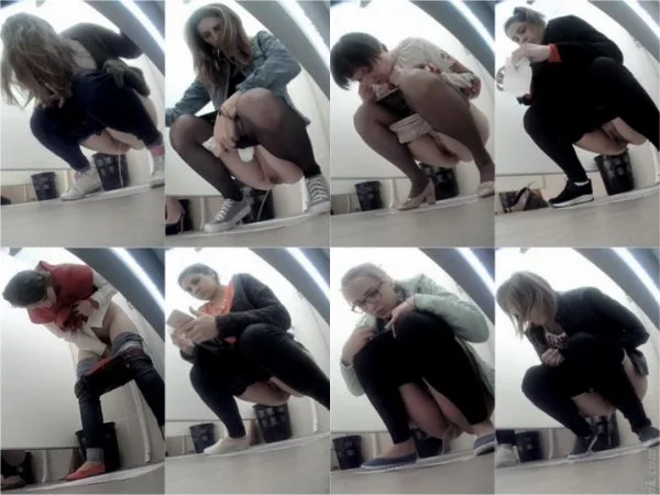 VoyeurBank Toilet 2288-2344 girls pee in toilet video