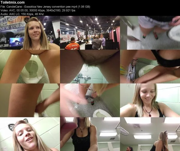 CandieCane – Exxxotica New Jersey convention pee