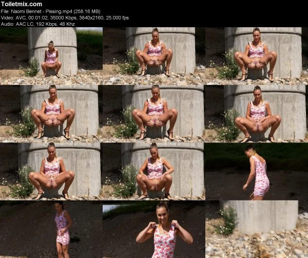Naomi Bennet – Pissing