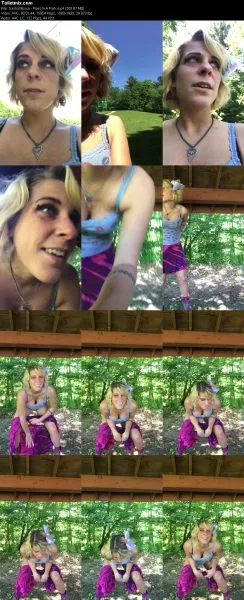 SashaGibson – Pees In A Park