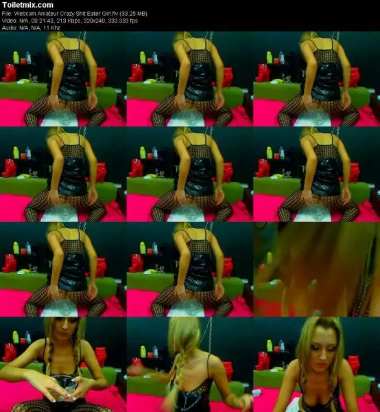 Webcam Amateur Crazy Shit Eater Girl