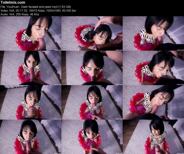 Youthlust – Dash facialed and peed