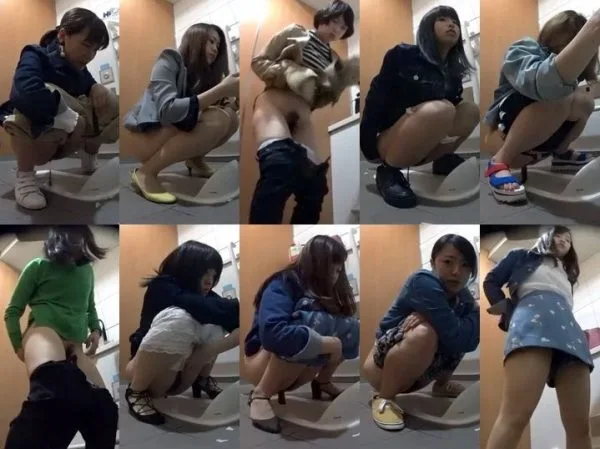 【JK多数出演】最高にエッチな若い娘の無防�…Toilet Voyeur