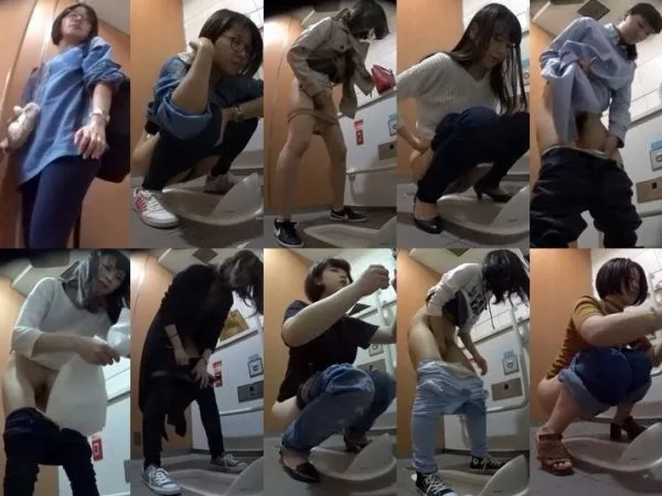 【JK多数出演】最高にエッチな若い娘の無防�…Toilet Voyeur