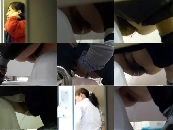 H-V Japanese toilet style.No189-193 Poop Action